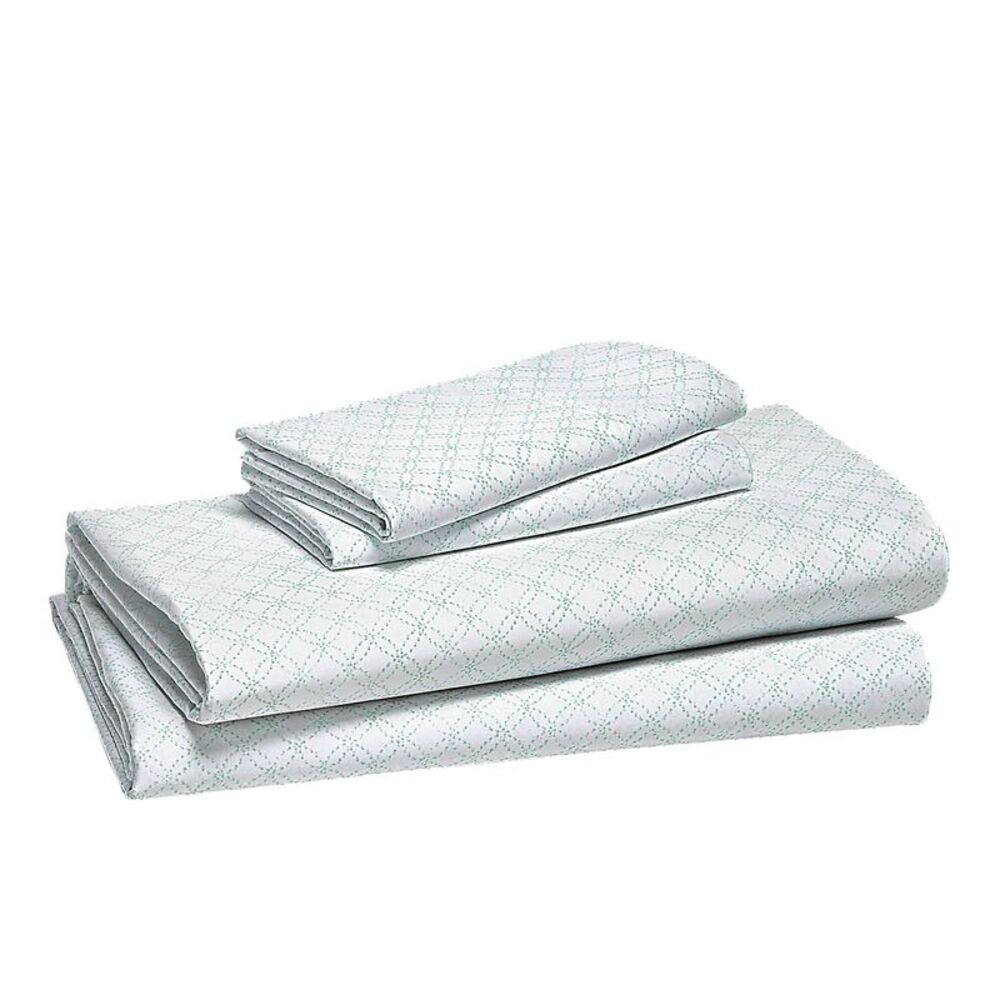 Sky Martina Collection Pima Cotton 300 Thread Ct. Twin Sheet Set 3pc. Mint Color
